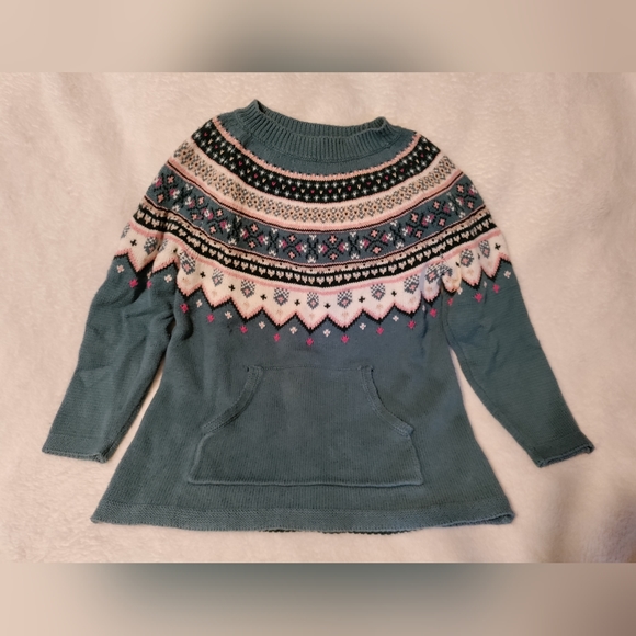 Peek brand girls sweater, S 6/7 with kangaroo pocket - Picture 3 of 4